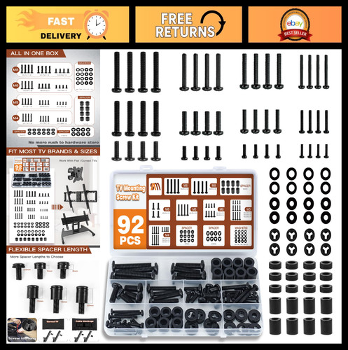 92pcs mounting hardware kit - hardware,