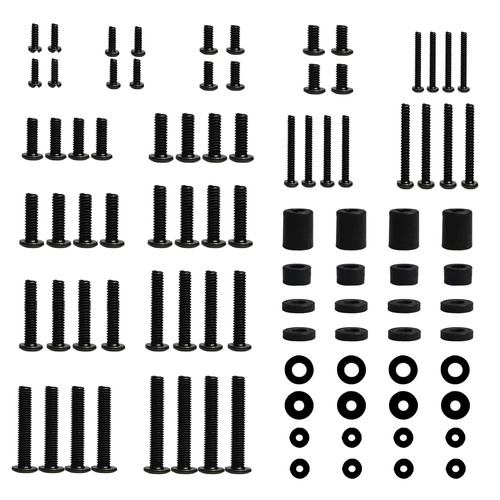 92pcs bracket screws m4 - 92pcs,