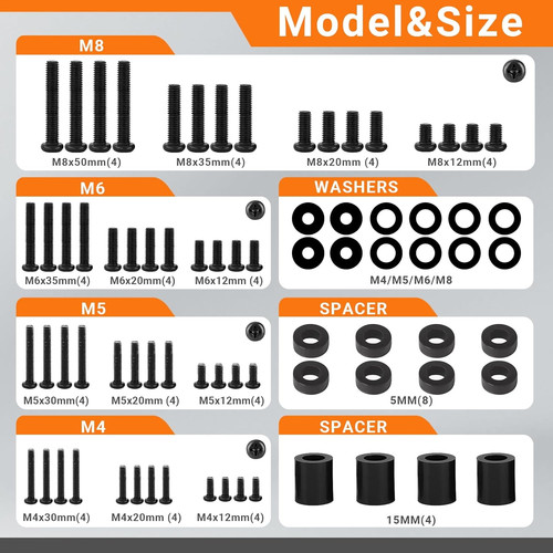 Bracket screws 76pcs - screws,, tv