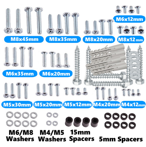 Bracket bolts m6 - 86, m4