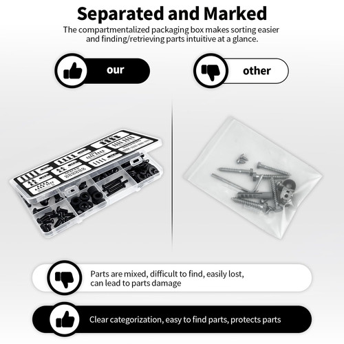 Mounting screw kit 120pcs - tv,