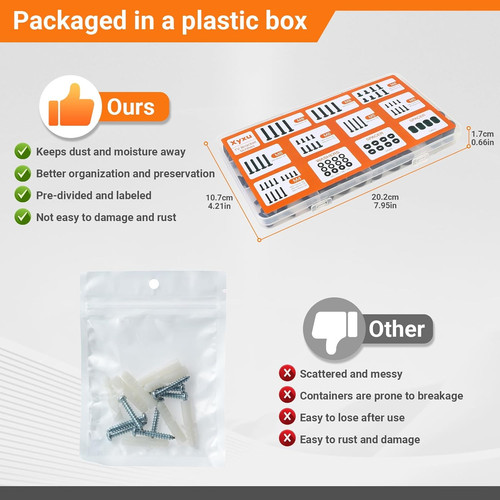 Bracket screws 76pcs - 76pcs, tv
