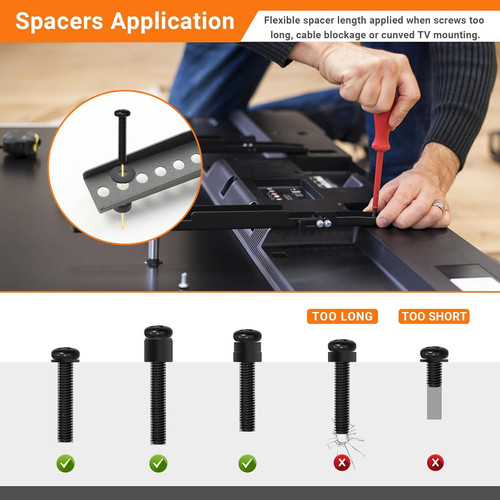 Bracket screws 76pcs - tv,