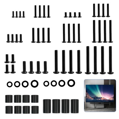 Piece steel mount screws - steel, tv